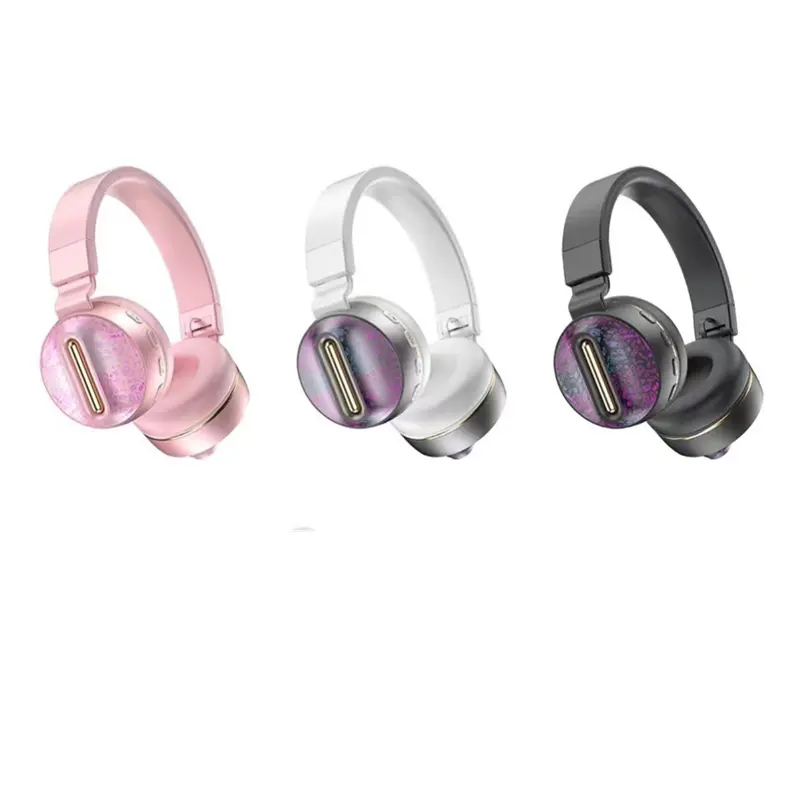 J38 LED Light up Gaming Headset BT Wireless Headphones for Girls