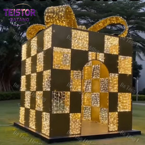 Commercial Christmas Gift Box Motif <b>Light</b> 2D 3D Outdoor Street Decoration for Holiday Landscape Lighting - Product Image 2