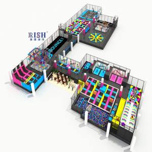 Aire de jeux intérieure souple de haute qualité Rish pour enfants, grande aire de saut, parc de trampolines intérieur - Product Image 6