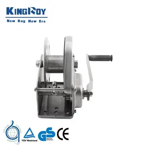 Small Hand Winch KingRoy 1600lbs Small Manual Winch Stainless Steel Hand Winch With Brake
