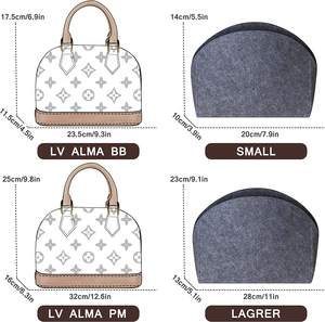 <span class=keywords><strong>Sac</strong></span> de rangement en feutre Portable, <span class=keywords><strong>sac</strong></span> à cosmétiques, <span class=keywords><strong>sac</strong></span> d'insertion dans le <span class=keywords><strong>sac</strong></span>, organisateur pour <span class=keywords><strong>Alma</strong></span> PM BB - Product Image 4