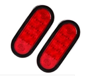 ไฟ LED เครื่องหมายด้านข้างรถบรรทุก12V แบบสากลสำหรับ YH1835อะไหล่และอุปกรณ์เสริมรถบรรทุกสีแดงสภาพใหม่ - Product Image 6