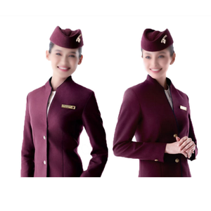 Uniforme de <span class=keywords><strong>pilote</strong></span> sexy pour femmes de haute qualité, manches courtes, 100% coton, costume de <span class=keywords><strong>pilote</strong></span> de ligne - Product Image 2