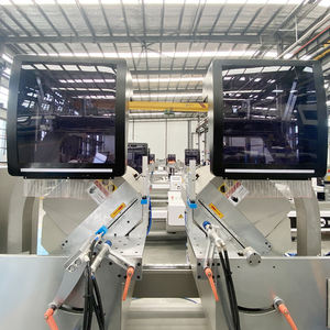 창 제작 기계 공장 2 헤드 45 ° 내부 스윙 컷 머신 CE 인증 알루미늄 창 및 문 제조 기계 - Product Image 4