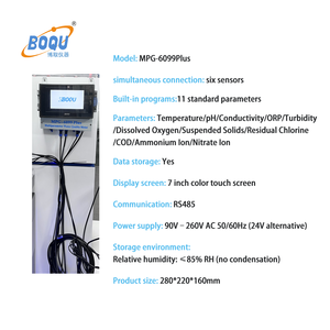 Analyseur d'eau numérique multiparamètres MPG-6099Plus pour la surveillance environnementale de la qualité de l'eau dans les processus de production alimentaire et pharmaceutique - Product Image 5