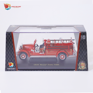 Lucky Die Cast 1935 Mike 75BX camion de pompiers 1/43 modèle moulé sous pression jouets échelle en métal modèle alliage voitures pour Collection - Product Image 6