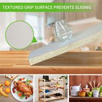 Revêtements de réfrigérateur en matériau EVA résistant à l'huile Étagères de revêtement de réfrigérateur non adhésives Tapis et tampons de tiroir en plastique pour placard de cuisine