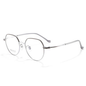 Montures de lunettes Danyang ovales en titane pur 988585, légères, monture complète, unisexe, verres en plastique, style coréen, lunettes pour étudiants - Product Image 1