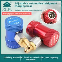 Hongsen adaptateur rapide en métal Durable américain Standard voiture climatisation R1234Yf réfrigérant réfrigération pièces d'échange de chaleur