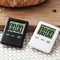 Minuterie de cuisine numérique à LED Compte à rebours Horloge magnétique Alarme Outils de cuisson électroniques
