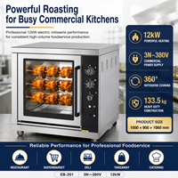Machine à rôtir le poulet électrique professionnelle avec contrôle de la température et mode d'économie d'énergie pour les fournitures de restaurants