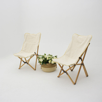 Haute qualité extérieur Patio Camping plage pique-nique pliant chaise de pique-nique Camping toile en bois