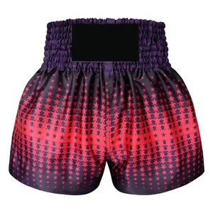 Shorts de boxe pour hommes Logo personnalisé Belle couleur Muay Thai Shorts de boxe pour garçons Vente en gros de shorts de boxe Muay Thai - Product Image 2