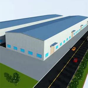 FUMA Steel Frame Building Cold Room Industrial Prefab Construction Warehouse For Europe