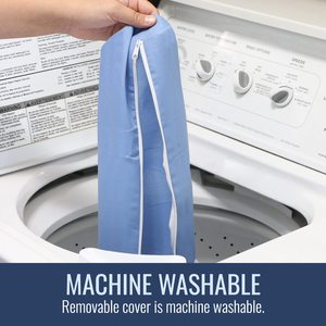 Cuscino <span class=keywords><strong>a</strong></span> cuneo per <span class=keywords><strong>gambe</strong></span> con fodera rimovibile lavabile in lavatrice, in schiuma ad alta densità, per elevazione <span class=keywords><strong>gambe</strong></span>, sollievo dal dolore al ginocchio e post-chirurgia - Product Image 4