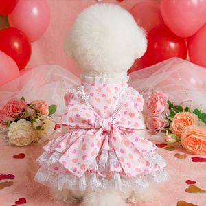 Vestido de Novia y Traje de Noche para Mascotas, Ropa Protectora de Poliéster Elegante y Lujosa para Perros y Gatos, Primavera, Verano, Festividades - Product Image 2