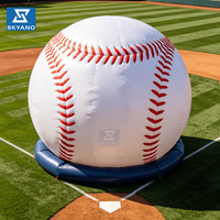 Ballons gonflables géants en forme de balle de baseball, personnalisables en taille, pour publicité