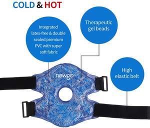 Pembalut Lutut Es dengan Gel Beads, Laris Manis, Dapat Digunakan Kembali, Elastis, untuk Mengurangi Pembengkakan & Meredakan Nyeri - Product Image 6