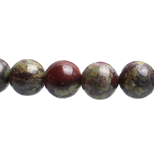 Commercio all'ingrosso drago Bloodstone diasper perline 4/6/8/10/12MM pietre rotonde per la creazione di gioielli braccialetti - Product Image 5