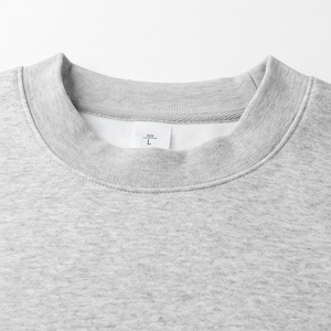 Sudadera de lana de cuello alto 350gms Sudaderas en blanco de algodón pesado Logotipo personalizado Hombres Sudaderas - Product Image 1