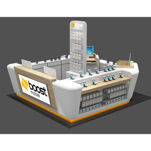 การออกแบบตู้วางโทรศัพท์มือถือระดับไฮเอนด์การออกแบบเค้าโครงโชว์รูมโทรศัพท์มือถือแบบเปิดแนวคิด - Product Image 3