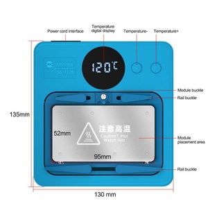 Plate-forme chauffante de maintenance intelligente SS-T12B SUNSHINE pour réparation de support d'écran de cartes mères Android et <span class=keywords><strong>IPhone</strong></span> - Product Image 4
