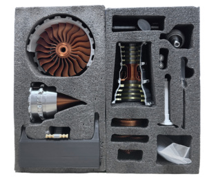 Modello di Motore Turbofan per Aviazione SCIEDU, Elettricamente Azionabile e a Velocità Regolabile - Product Image 3