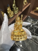 Feuille d'or véritable 24 carats 2,7*2,7 cm pour autocollant de statue de Bouddha, décoration artisanale, feuilles d'or pour mariage, cadeau, métal, DIY