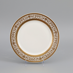 وصل حديثًا فاخر بحافة ذهبية طبق للمنزل والفندق ومطعم الزفاف بانك - Product Image 4