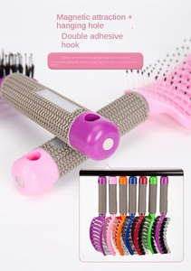 Peine Iónico Curvo para Dar Volumen a la Raíz del <span class=keywords><strong>Cabello</strong></span>, <span class=keywords><strong>con</strong></span> Mango de Plástico, para Uso Doméstico, <span class=keywords><strong>con</strong></span> Función de Masaje, Moderno, Tamaño 10-15cm, para <span class=keywords><strong>Cabello</strong></span> Anatómico - Product Image 5