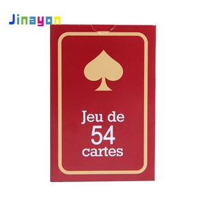 Venta al por mayor de Poker de impresión en Color jugando <span class=keywords><strong>a</strong></span> las cartas de juego de entretenimiento de <span class=keywords><strong>la</strong></span> tarjeta - Product Image 5