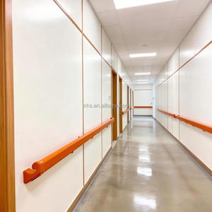 درابزين مثبت على الحائط لممرات المستشفيات، واقي للحائط، درابزين للمستشفيات - Product Image 3