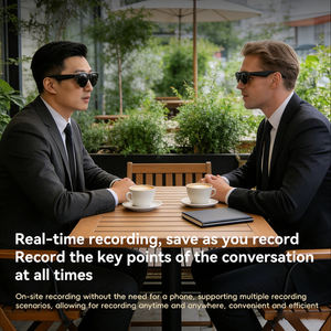 Gafas Inteligentes con Carga Magnética y Cámara, Gafas Inteligentes con Videocámara para la Vida Diaria - Product Image 6