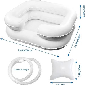 New Original Nozzle Bowl Waterproof <b>Portable</b> Shampoo Massage <b>Bed</b> with Head Spa for Hair Salon Hotel & Hospital Use - Product Image 5