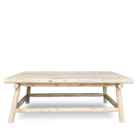 Minimalist Modern Dikdörtgen 120x70x40 Tik Ahşap Şişirilebilir Çevre Dostu Sehpa Oturma Odası Ev Mobilyası Gubuk Bali