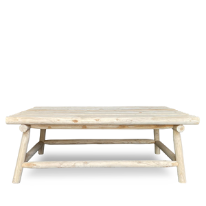Table basse minimaliste en teck gonflable écologique 120x70x40 pour salon, meubles de maison - Product Image 2