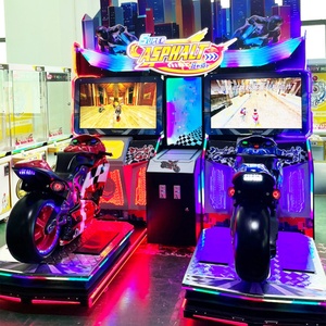 Máquina de Juego de Carreras de Motos de Movimiento Completo para Parques de Atracciones, Simulador de Carreras para Adultos en Interiores - Product Image 4