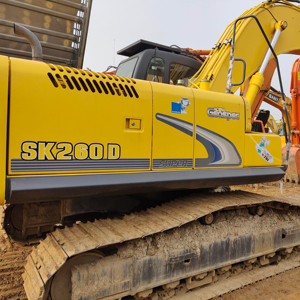 Kobelco เครื่องขุด SK260เวลาทำงานต่ำพร้อมส่งทั่วโลก100% น้ำหนักการดำเนินงานที่มีประสิทธิภาพ25ตัน - Product Image 1