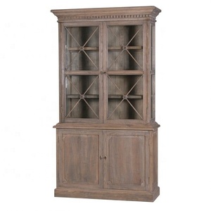 צרפתי מזוגג מוצק אלון עץ מטבח ארון לול מוצק עץ W5810 - Product Image 6