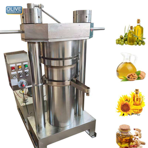 Presse à huile professionnelle, fabricant d'équipements d'extraction d'huile à froid hydraulique pour diverses graines végétales - Product Image 1