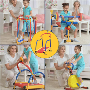 Tapis roulant manuel pour enfants, équipement de <span class=keywords><strong>fitness</strong></span> d'intérieur, <span class=keywords><strong>machine</strong></span> à courir pour enfants, marcheur non motorisé pour salle de sport à domicile - Product Image 4