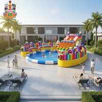 NOVA Innovation Nouveau toboggan géant gonflable d'extérieur pour parc aquatique, jeux d'obstacles, accessoires, équipement, prix, toboggan pour piscine