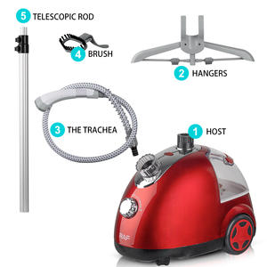 Fer à vapeur vertical électrique portatif 1700W populaire à vapeur continue pour vêtements, avec tuyau et support - Product Image 6