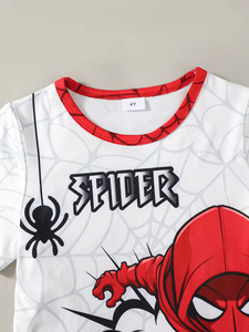 Catpapa AMZ Ensembles de vêtements pour enfants garçons d'été, vêtements pour enfants, costumes de style super-héros - Product Image 4
