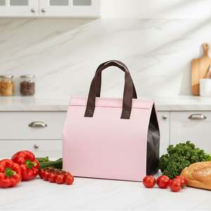 Bolsa Térmica Aislante Desechable Personalizada de Tela No Tejida con Lámina de Aluminio para Comida, para Restaurante, Pasta, Pastel, Café, Comida para Llevar - Product Image 1