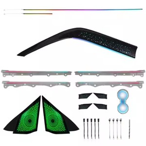 Pour Toyota Camry 2018-2025 Kit de lumière ambiante lumière d'ambiance de <span class=keywords><strong>voiture</strong></span> 64 couleurs <span class=keywords><strong>voiture</strong></span> <span class=keywords><strong>Led</strong></span> lumière d'ambiance de porte intérieure - Product Image 1