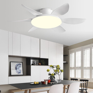 Nordic Style <b>Ceiling</b> Fan <b>Light</b> With Led Fixed Blade For Living Room And Bedroom - Product Image 2