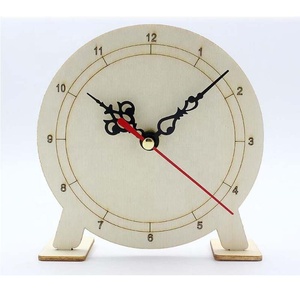 Horloge intelligente à domicile en <span class=keywords><strong>bois</strong></span>, pièces, petite production fait à la main, matériel de visage, expérimentation scientifique maternelle, modèle en <span class=keywords><strong>bois</strong></span> - Product Image 1
