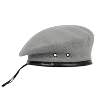 Bérets tactiques personnalisés en métal vert olive pour les scouts, uniformes des Nations Unies, bérets pour les agents de sécurité
