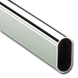 SS304 oval shaped stainless steel tube